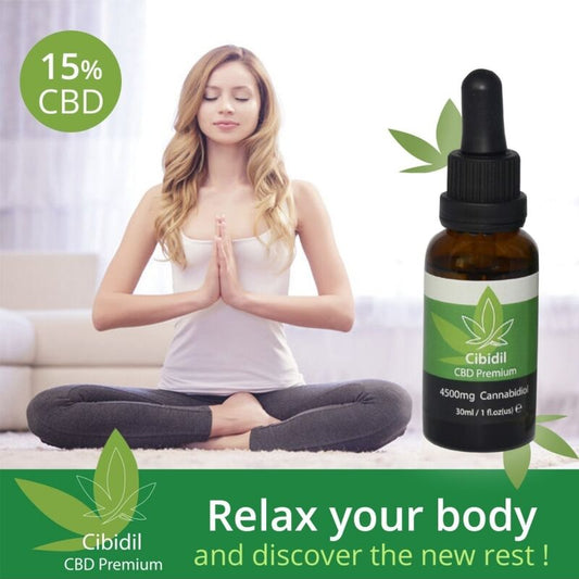 Aceite CBD 15% Cibidil Relajante 30ml - Bienestar Natural