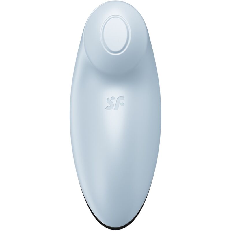 MASAJEADOR ESTIMULADOR DE CLITORIS VIBRADOR SATISFYER - TAP & CLIMAX 2 AZUL