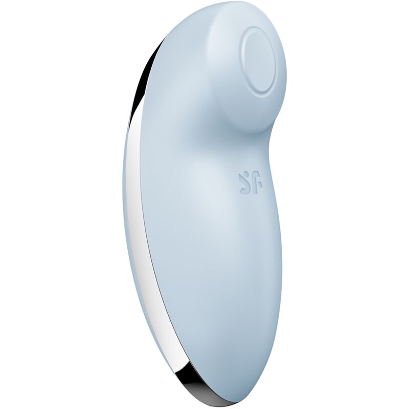 MASAJEADOR ESTIMULADOR DE CLITORIS VIBRADOR SATISFYER - TAP & CLIMAX 2 AZUL