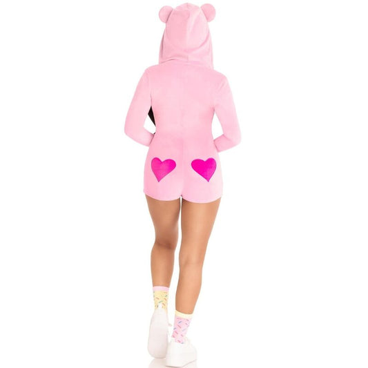 DISFRAZ LEG AVENUE - BODY OSITO TERCIOPELO ROSA S