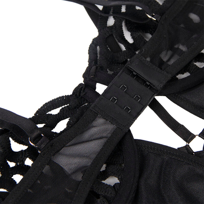 BODY SUBBLIME - 954055 SEXY DE ENCAJE NEGRO S/M