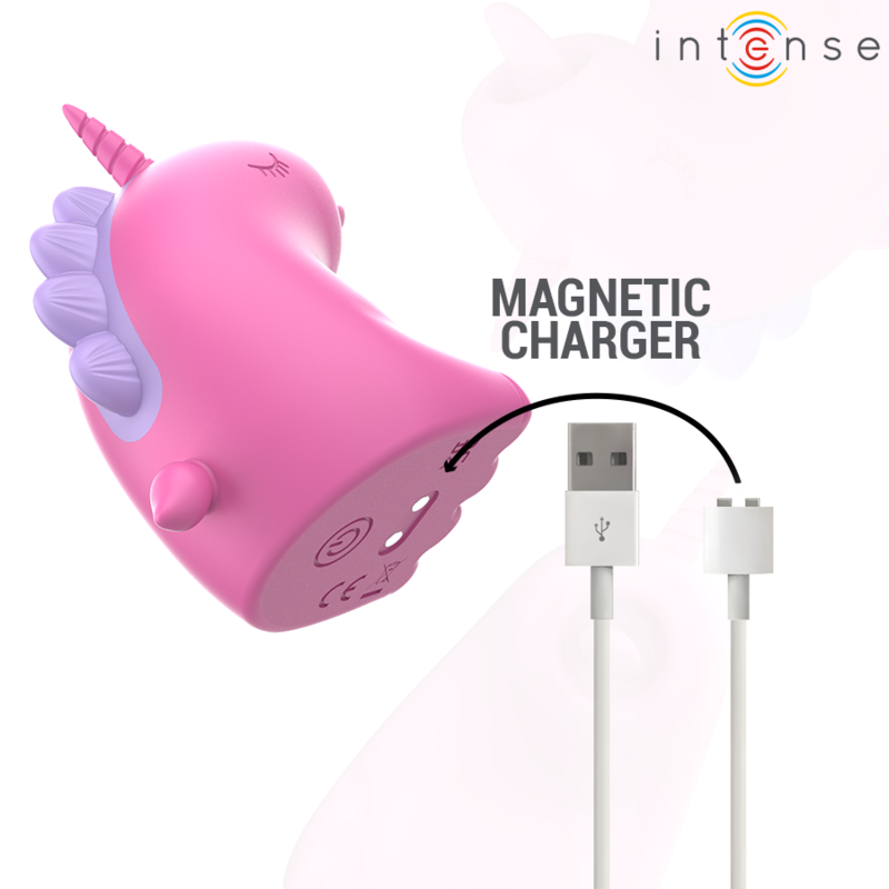 ESTIMULADOR DE CLITORIS CON LENGUA INTENSE - PINKIE UNICORNIO FUCSIA