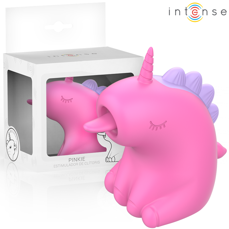 ESTIMULADOR DE CLITORIS CON LENGUA INTENSE - PINKIE UNICORNIO FUCSIA