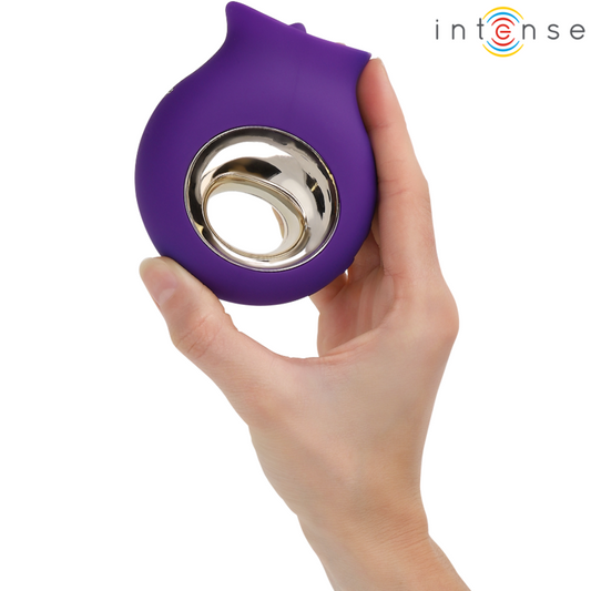 TULI ESTIMULADOR DE CLITORIS CON LENGUA 9 VIBRACIONES Y OSCILACIONES MORADO