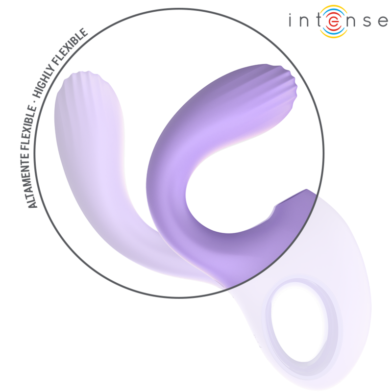 BAXTER ESTIMULADOR Y VIBRADOR PARA CLÍTORIS Y PUNTO G VIOLETA