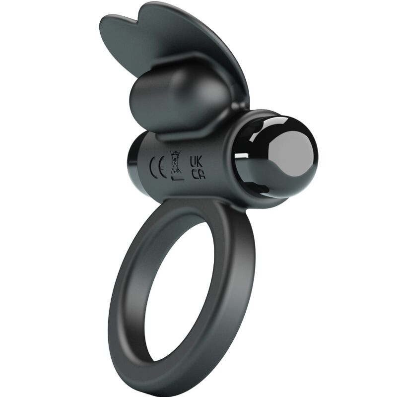 DEBONAIRE ANILLO VIBRADOR CONEJO 10 VIBRACIONES NEGRO BATERÍA AAA