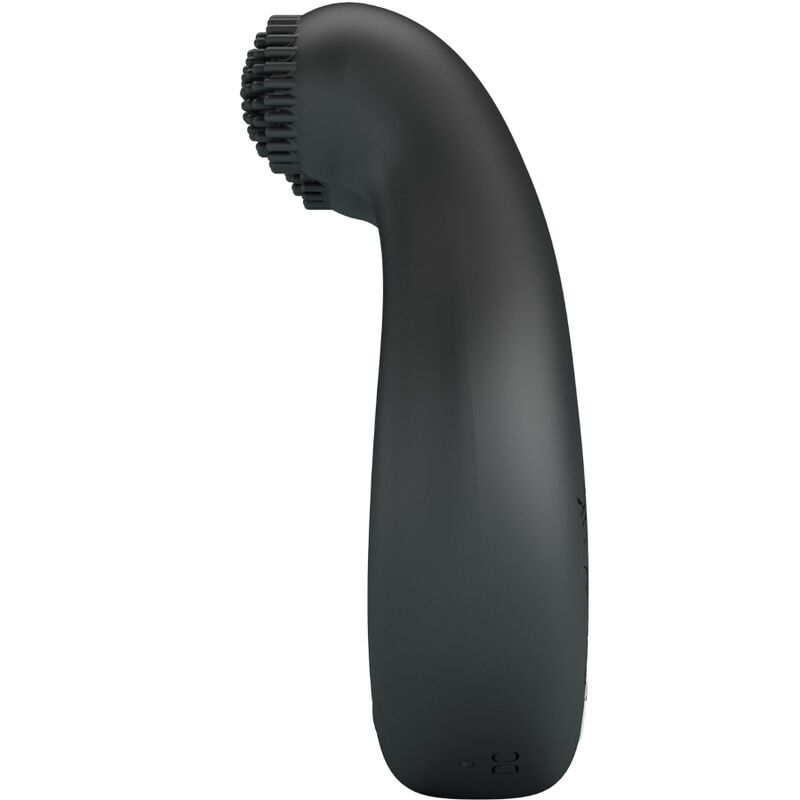 DAHLIA ANILLO VIBRADOR + ESTIMULADOR DE CLÍTOIS 12 VIBRACIONES NEGRO RECARGABLE USB