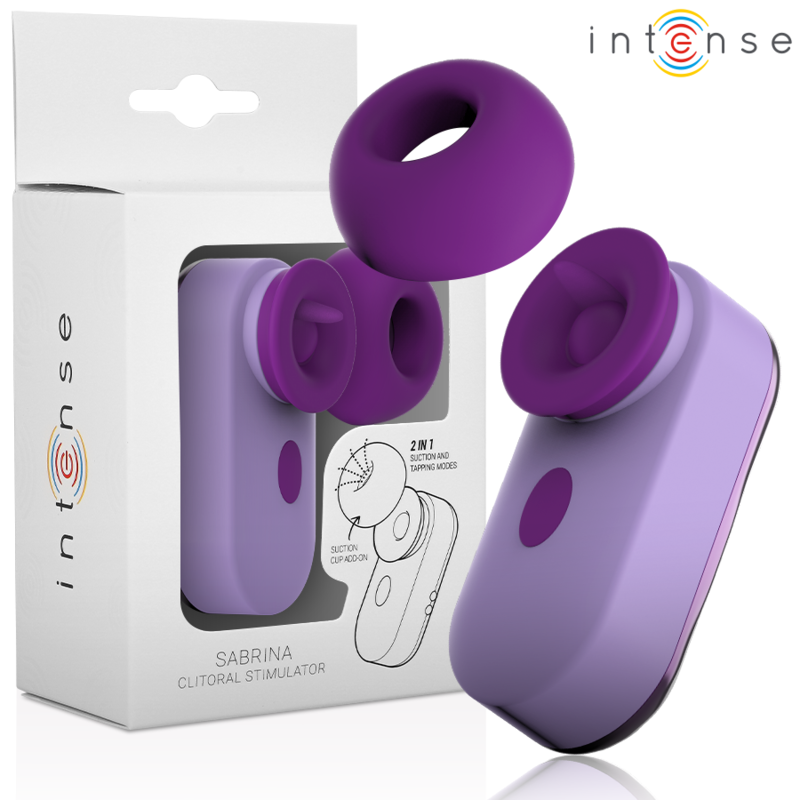 MINI ESTIMULADOR DE CLÍTORIS INTENSE - SABRINA TRAVEL SET VIOLETA