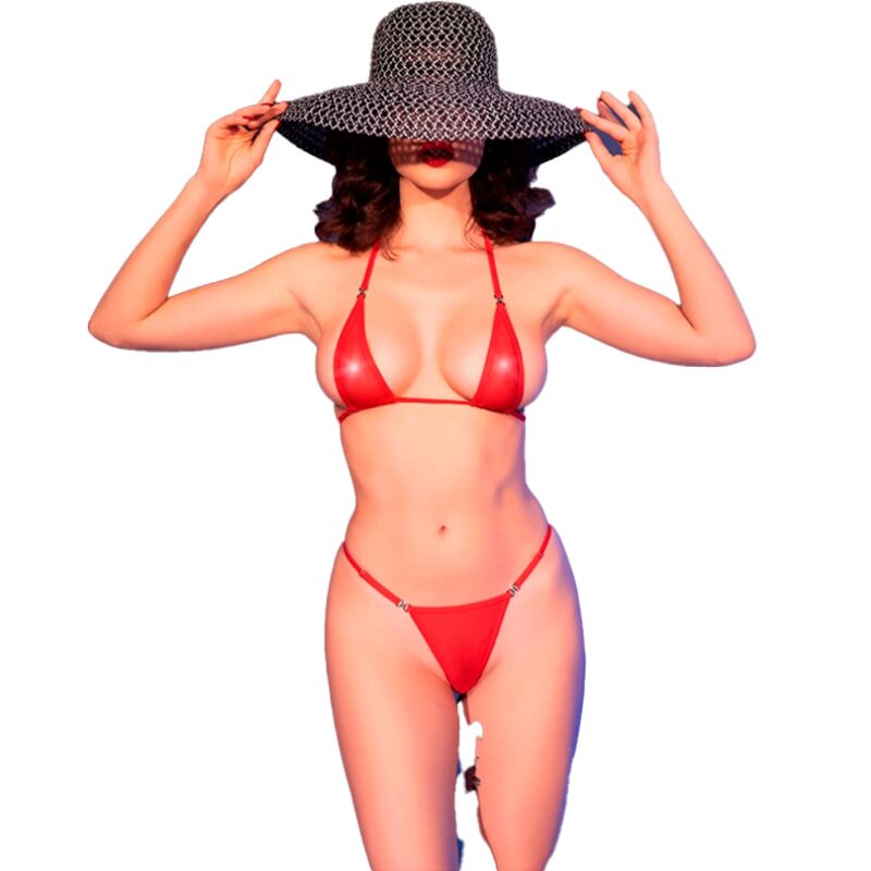 MICRO BIKINI CHILIROSE - CR 4840 ROJO S/M