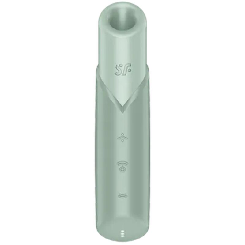 ESTIMULADOR ONDAS DE PRESIÓN DISCRETO SATISFYER - NAUGHTY KISS VERDE AGUA