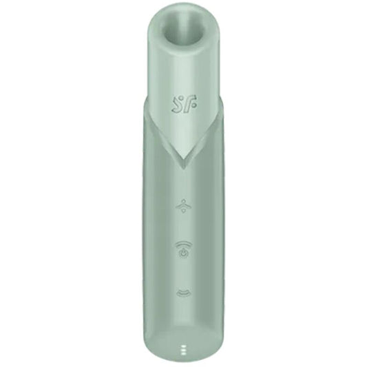 ESTIMULADOR ONDAS DE PRESIÓN DISCRETO SATISFYER - NAUGHTY KISS VERDE AGUA