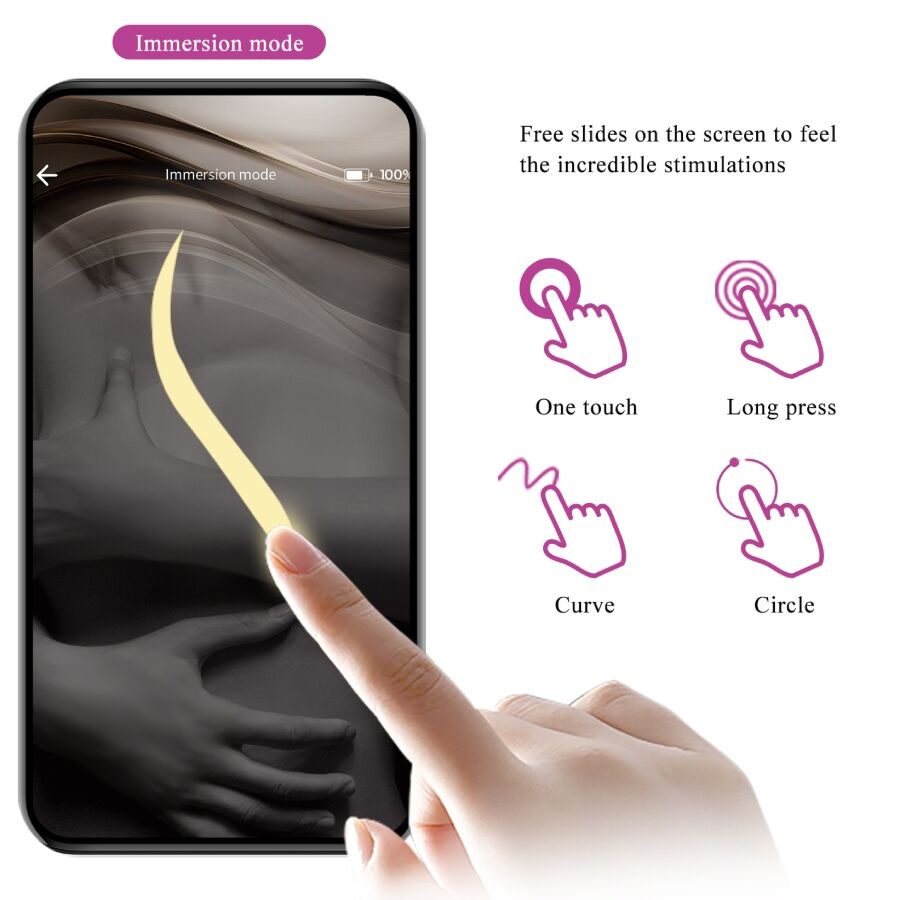 HUEVO VIBRADOR PRETTY LOVE - LEVIATHAN CONTROLADO POR APP MORADO