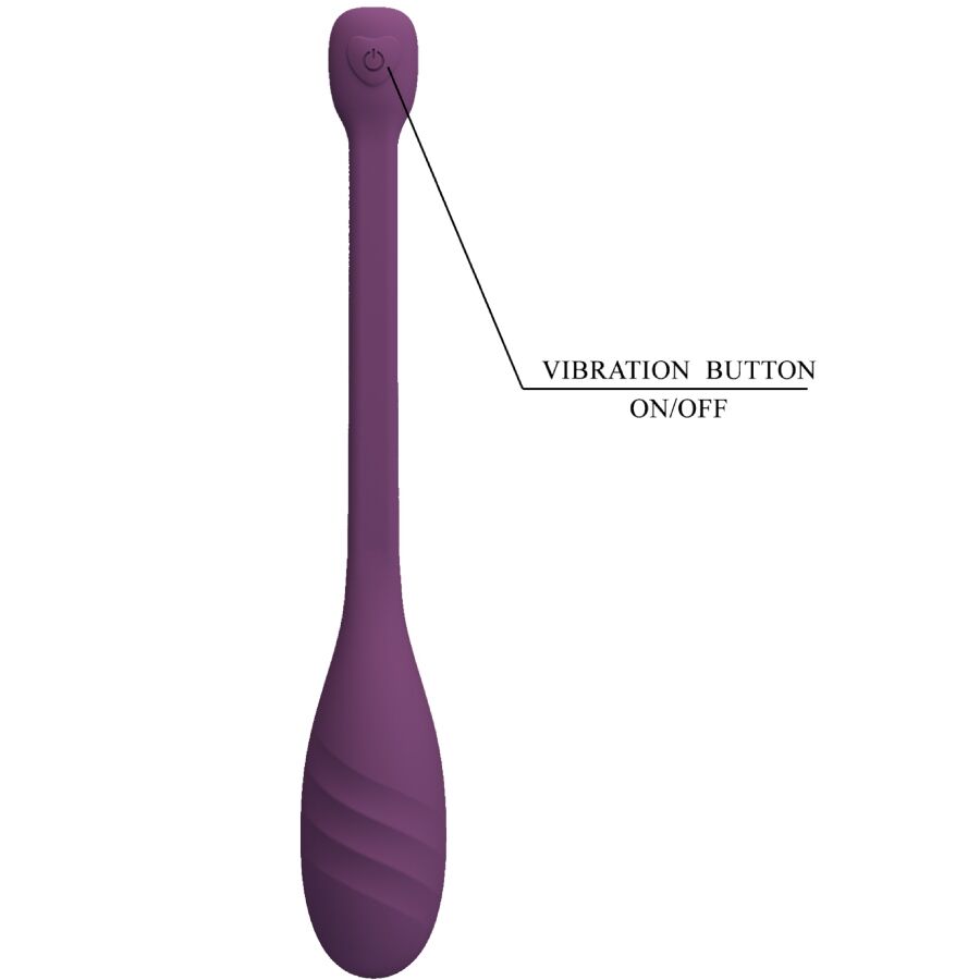 HUEVO VIBRADOR PRETTY LOVE - LEVIATHAN CONTROLADO POR APP MORADO
