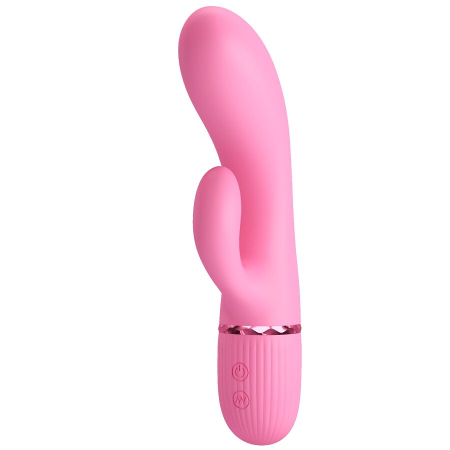 MARSKI VIBRADOR RABBIT CLÁSICO 10 FUNCIONES ROSA RECARGABLE USB