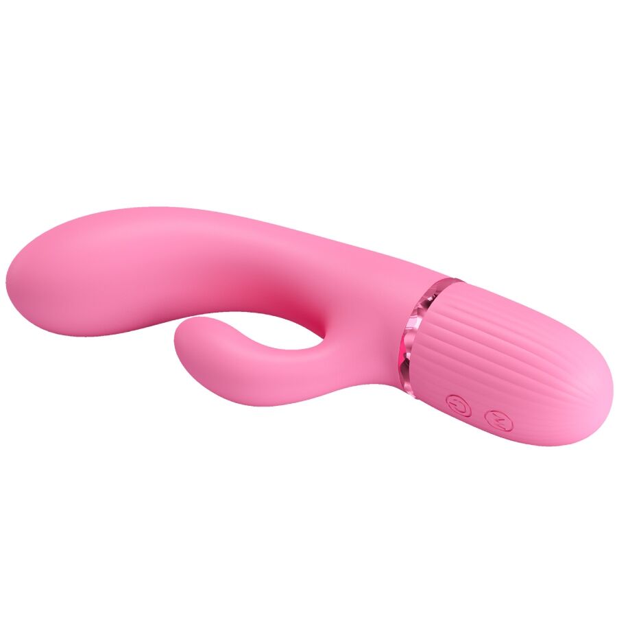 MARSKI VIBRADOR RABBIT CLÁSICO 10 FUNCIONES ROSA RECARGABLE USB