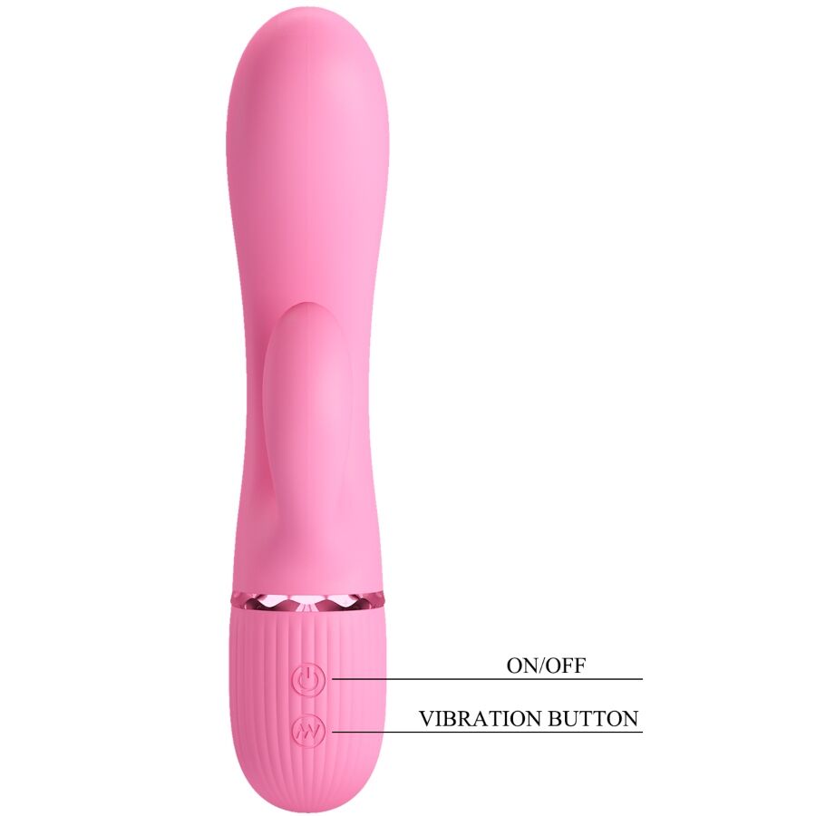 MARSKI VIBRADOR RABBIT CLÁSICO 10 FUNCIONES ROSA RECARGABLE USB