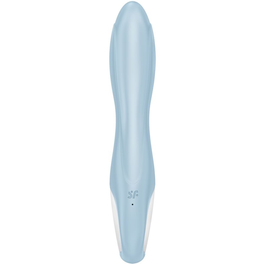 AIR PUMP BUNNY 1 VIBRADOR RABBIT INFLABLE AZUL RECARGABLE USB SATISFYER