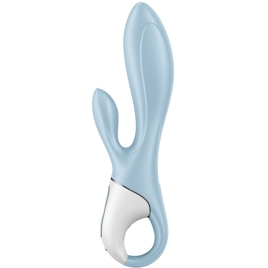 AIR PUMP BUNNY 1 VIBRADOR RABBIT INFLABLE AZUL RECARGABLE USB SATISFYER
