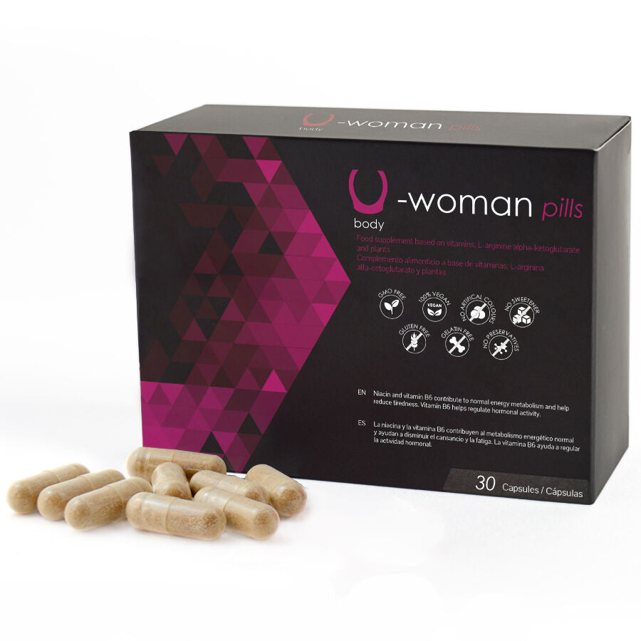 AUMENTO LÍBIDO FEMENINA - 30 CÁPSULAS U-WOMAN COSMETICS