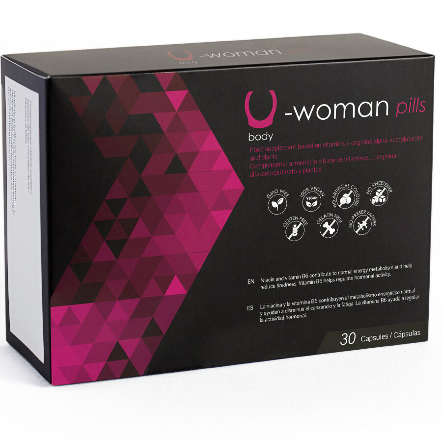 AUMENTO LÍBIDO FEMENINA - 30 CÁPSULAS U-WOMAN COSMETICS
