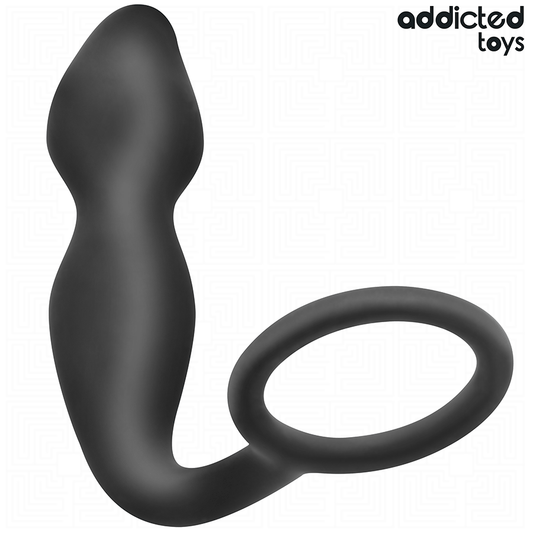 ADDICTED TOYS - PLUG ANAL CON ANILLO SILICONA MODELO 2