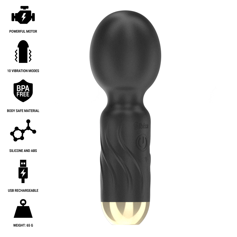 IBIZA MINI VIBRADOR MASAJEADOR WAND DE BOLSILLO