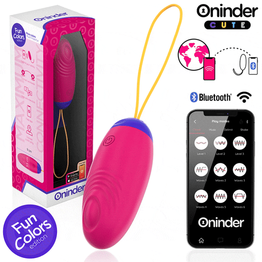 LOVE PLEASURE HUEVO VIBROADOR CON TAPPING Y APP RECARGABLE USB