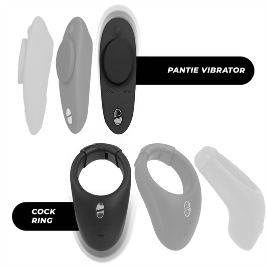 TEASE US SET BOND + MOXIE 2 ANILLOSVIBRADORES CONTROLADOS POR APP WE VIBE