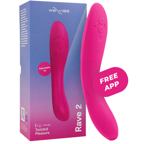 RAVE 2 VIBRADOR PUNTO G PREMIUM CON APP MUNDIAL WE-VIBE