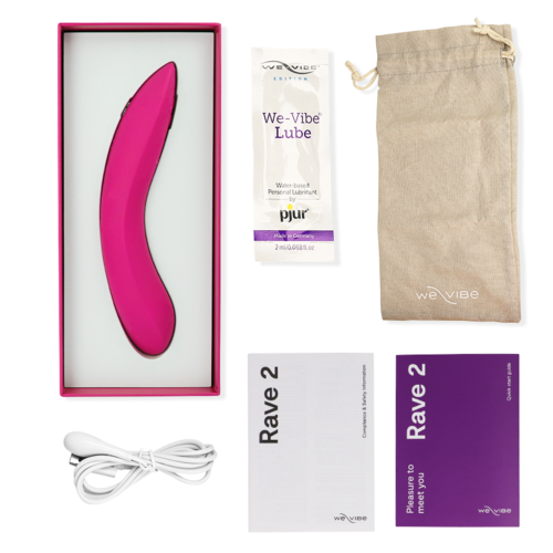 RAVE 2 VIBRADOR PUNTO G PREMIUM CON APP MUNDIAL WE-VIBE