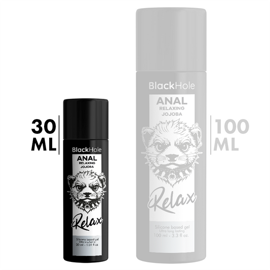 BLACK HOLE - ANAL RELAXING CON JOJOBA BASE SILICONA 30 ML