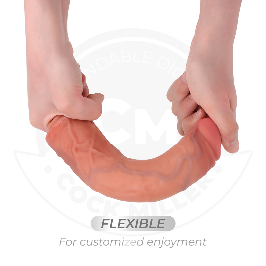 COCK MILLER - DILDO HIPERREALÍSTICO Y VIBRACIÓN CON CONTROL REMOTO 21,5 CM