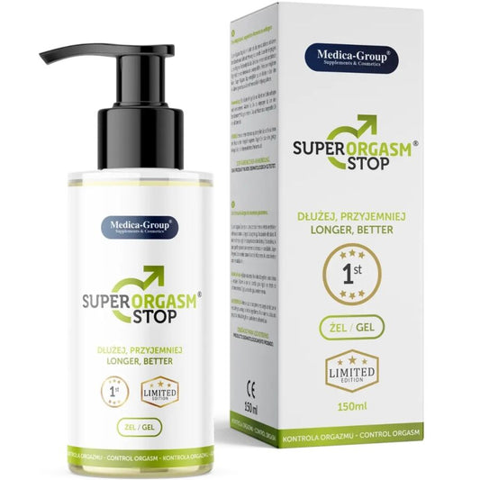 MEDICA GROUP - SÚPER ORGASM STOP GEL ÍNTIMO PARA HOMBRE 150 ML