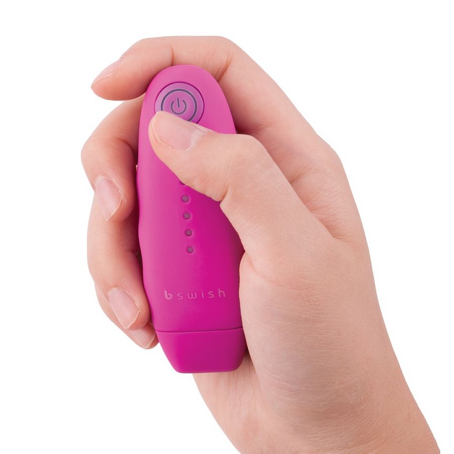 HUEVO VIBRADOR B SWISH - BNAUGHTY UNLEASHED CLASSIC ROSA CONTROL REMOTO
