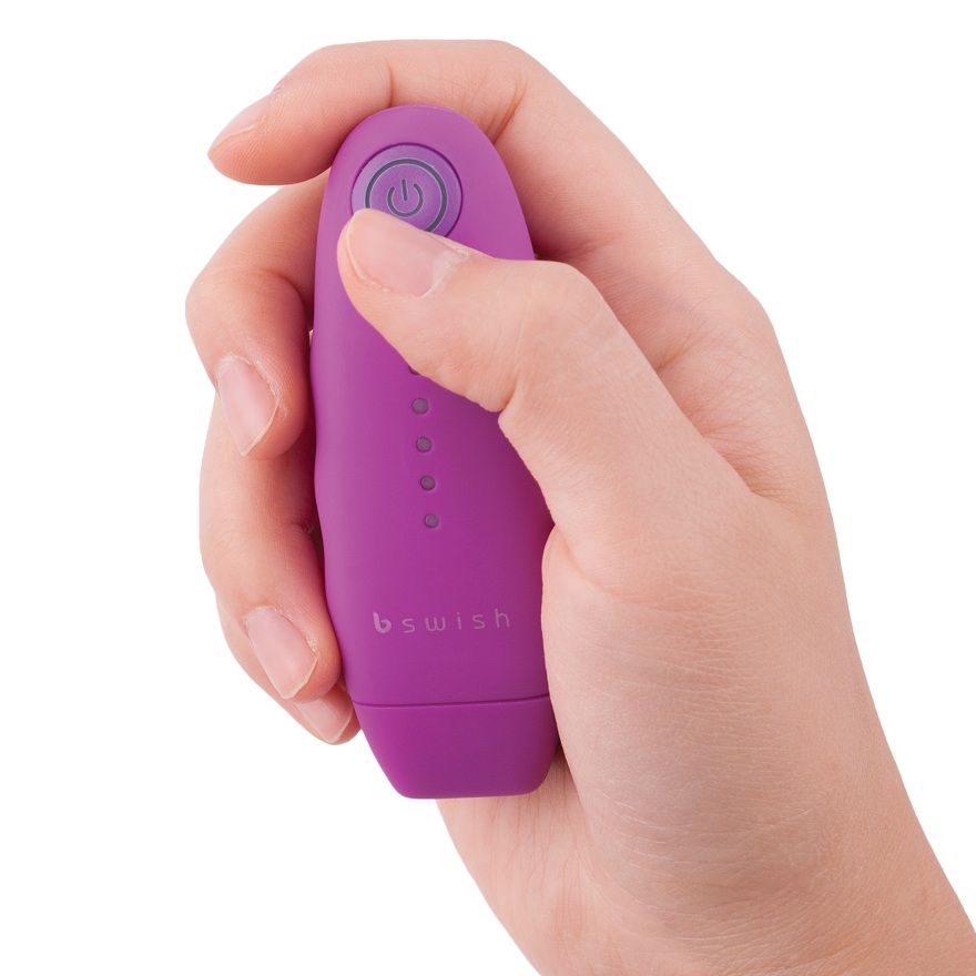 HUEVO VIBRADOR B SWISH - BNAUGHTY UNLEASHED CLASSIC LILA CONTROL REMOTO
