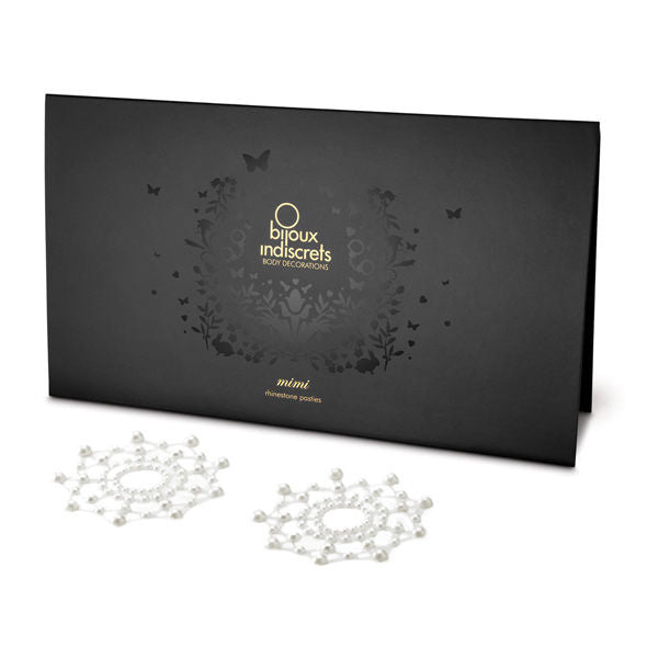 CUBRE PEZONES BIJOUX - INDISCRETS MIMI PERLA DORADO