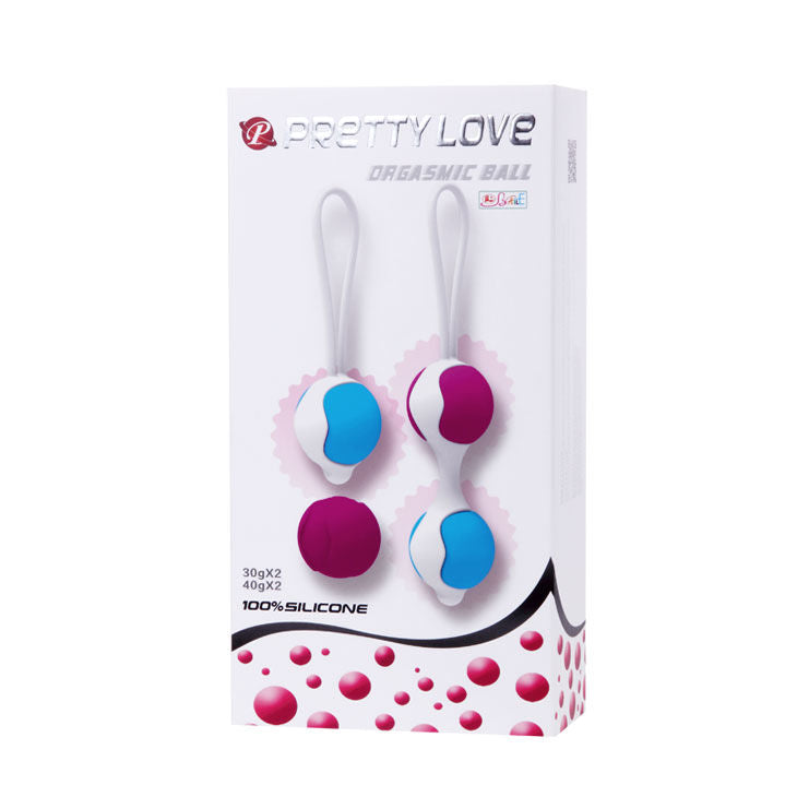 BOLAS KEGEL PRETTY LOVE - FLIRTATION ORGASMIC BALL DELUXE 30 GRS + 40 GRS