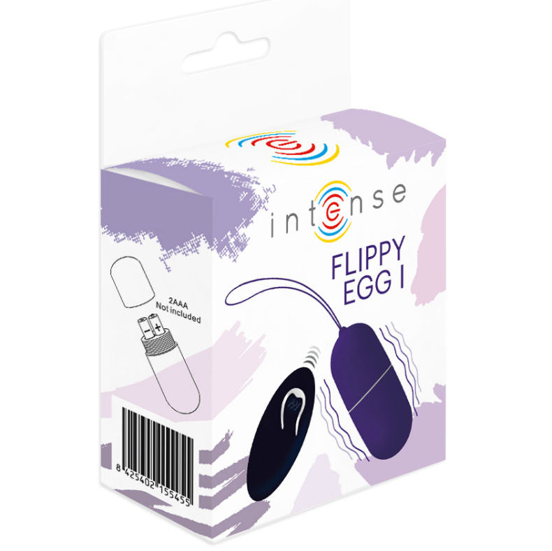 HUEVO VIBRADOR INTENSE - FLIPPY I CONTROL REMOTO LILA