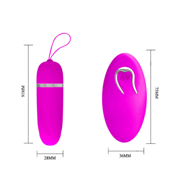 DEBBY HUEVO VIBRADOR CON CONTROL REMOTO Y BATERÍAS AAA