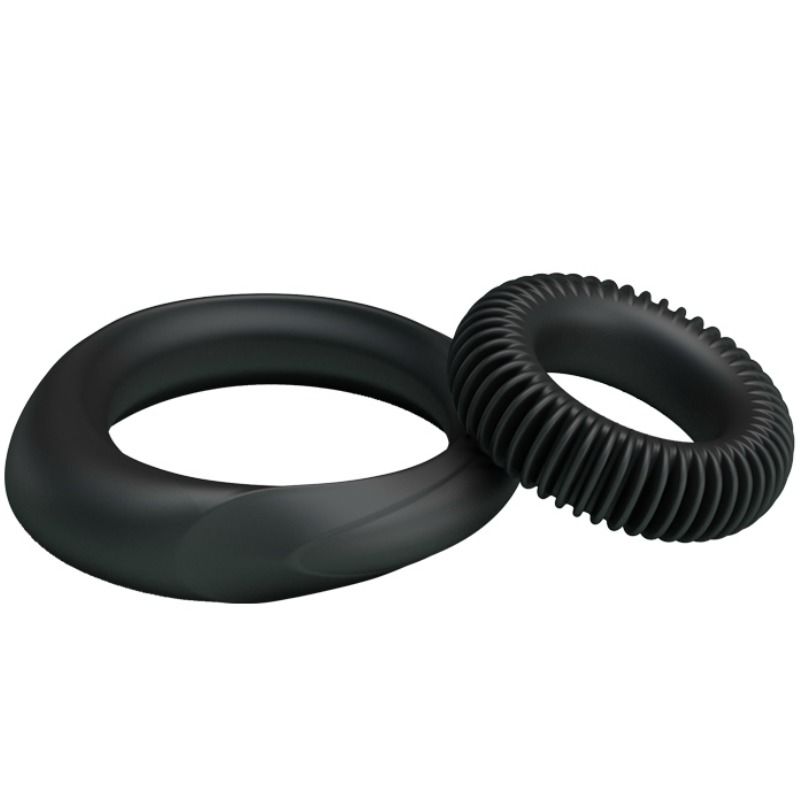 RING MANHOOD KIT 2 ANILLOS SILICONA FLEXIBLE