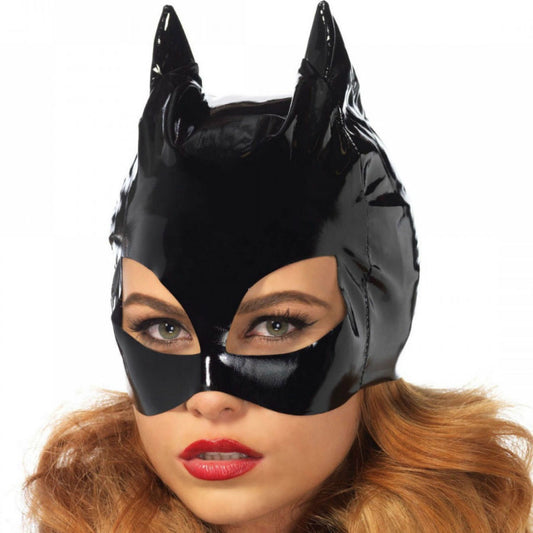 MÁSCARA DE CATWOMAN LEG AVENUE - VINILO NEGRO