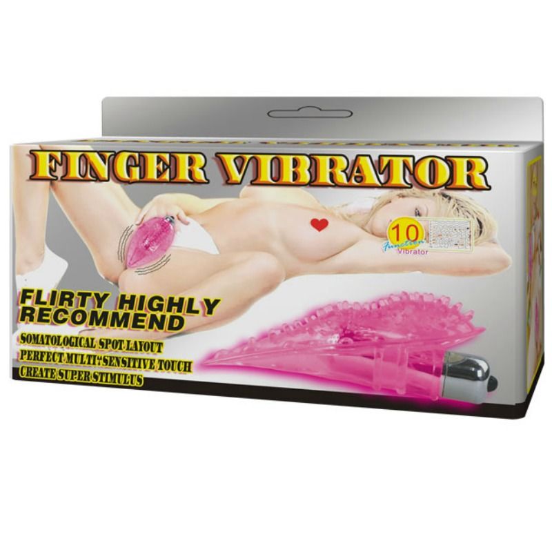 VIBRADOR PARA DEDO TEXTURADO BAILE - MASAJEADOR ESTIMULANTE