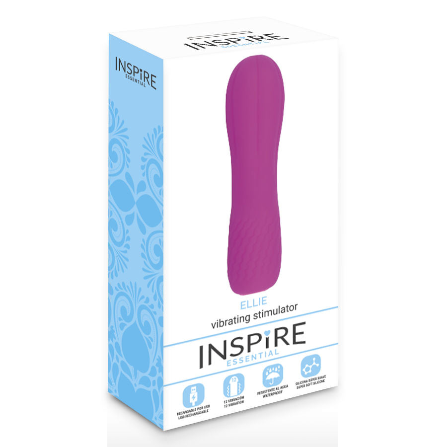 ELLIE MINI VIBRADOR LILA RECARGABLE USB