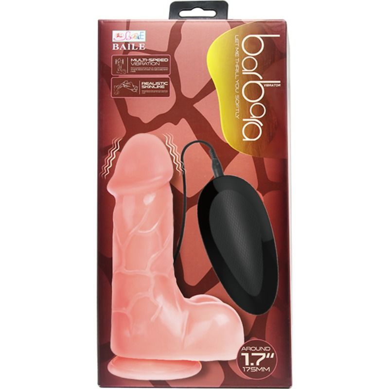 VIBRADOR REALISTICO BAILE - BARBARA NATURAL