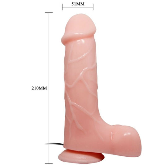 VIBRADOR REALISTICO BAILE - BARBARA NATURAL 21 CM