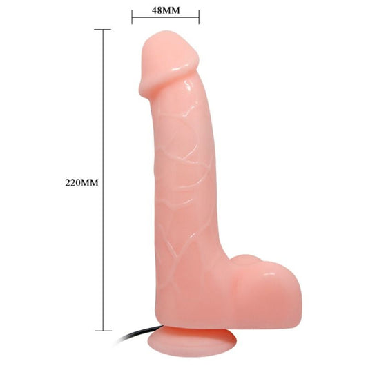 VIBRADOR REALISTICO BAILE - BARBARA NATURAL 22 CM