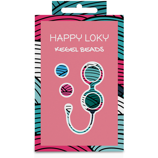 BOLAS KEGEL HAPPY LOKY - KEGEL BEADS ENTRENAMIENTO SUELO PELVICO 25GRS + 35GRS + 55GRS