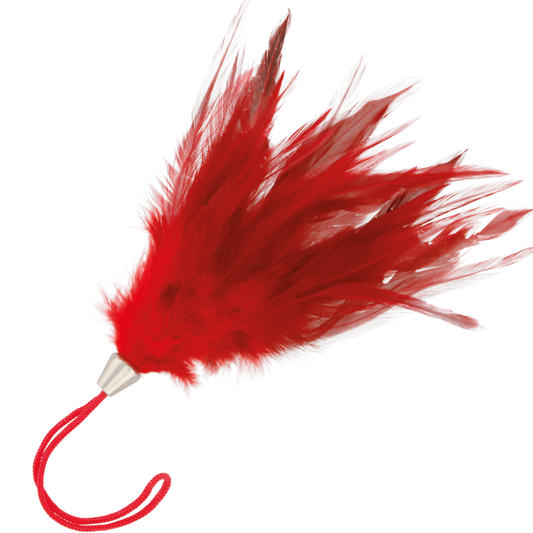 PLUMA DARKNESS - ESTIMULADORA ROJO 17CM