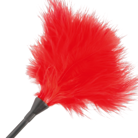 PLUMA DARKNESS - ESTIMULADORA ROJO 42CM
