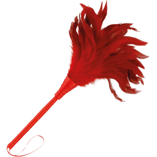 PLUMA DARKNESS - ESTIMULADORA ROJO 24CM